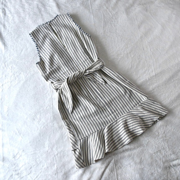 Lucy Paris Pinstripe Shift Dress - Picture 2 of 9